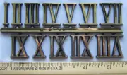 Stick on clock numbers roman numerals art craft dial sticking gold self adhesive