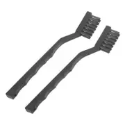 2pcs Antistatic ESD Brush Plastic Handle Nylon Cleaning Brushes 15x36mm Bristles