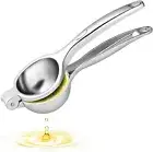 Lemon Squeezer Stainless Steel Premium Manual Fruit Juicer with Heavy Duty Solid