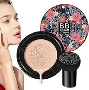 Gvblkq BB Cream Foundation Makeup, Moisturizing Air Cushion Foundation, Face Makeup Foundation, Moisturizing Concealer Makeup, Makeup Base for Women, Air Cushion Foundation Makeup, BB Cream Ma