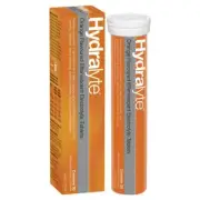 * Hydralyte Electrolyte Effervescent Orange 20 Tablets Oral Rehydration