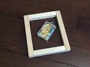 7" x 6" Wooden Fabric Stretcher and Needlework Frame with Tacks