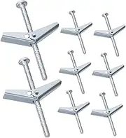 Veemoon 30 Sets Heavy Duty Toggle Bolts and Wing Nut Assortment Kit Drywall Anchors and Screws for Secure Hanging Ensures Stability and Safety