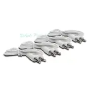 4 5FT 3.5MM AUX AUXILIARY STEREO CABLE CORD IPAD IPHONE IPOD NANO CAR MP3 WHITE