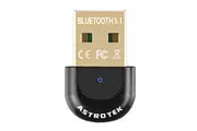 ASTROTEK USB 2.0 bluetooth LED CSR 5.1 Support 10-20meters Distance Dongle Adapter for Laptop Computer Desktop
