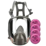 3M Respirator Kit Full Face 6800 Reusable Medium Plus 4 Particulate Filters 2097