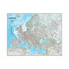 Europe Map World Map Poster Wall Art Canvas Print Clear Large Size