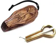 Jew's Harp by P.Potkin in wooden case Shaman - mouth musical instrument (jaw harp) Beautiful sound Excellent quality (jaw harp snoopy harp dan moi)
