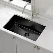 700x450mm Handmade Stainless Steel Undermount / Topmount Kitchen Laundry Sink