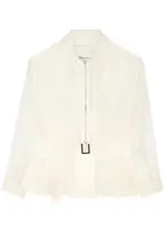 3.1 Phillip Lim Layered Silk-organza Jacket - Ivory - L (UK14 / L) L (UK14 / L)