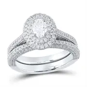 1 5/8CT-Diamond 1/2CT-COVAL BRIDAL SET CERTIFIED