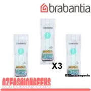Brabantia PerfectFit Bags Comppstable Bin Liners 6L 10pk X 3 Rolls 06477 PI