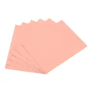 6 Pack 10.83 x 8.46" 1.7mm Thickness EVA Foam Sheets for Arts Peach