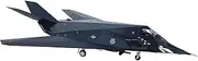 1:72 Alloy USAF F-117 Nighthawk Attack Aircraft Fighter Toy Aircraft Model Simulation Aviation Science Exhibition Model