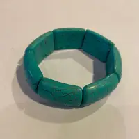 在飛比找Yahoo!奇摩拍賣優惠-全新 土耳其藍 手環 造型 土耳其石 獨特