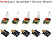 5pcs Laser Sensor Transmitter +Receiver Module 5V 5mW 650nm Laser Head Dot Diode