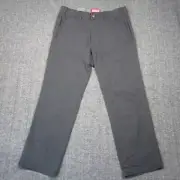 Coleman Work Pants Mens (34X29) Gray Flex Stretch Cotton Canvas Workwear Rugged