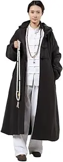 [ZanYing] Buddhist Meditation Hooded Cloak Fleece Cotton Winter Coat Unisex