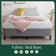 Zinus Bed Frame Queen Double King Single Mattress Base Fabric Steel Ensemble
