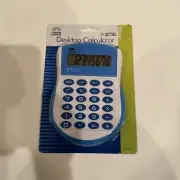 NEW Desktop CALCULATOR 8 Digit Corner OFFICE Tilt DISPLAY Battery Op Memory Func