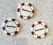 Limited Edition TAYLORMADE STEALTH POKER CHIP BALL MARKER Green Makers