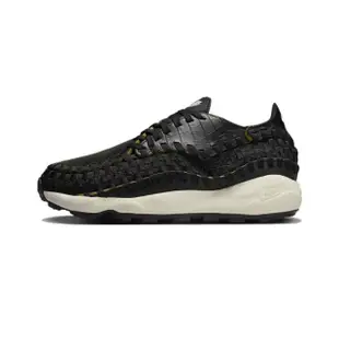 【NIKE 耐吉】W Nike Air Footscape Woven Black Croc 鱷魚紋 女鞋 休閒鞋 FQ8129-010