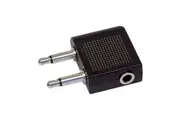3.5mm Jack Audio Headphones Earphone Adapter for Aeroplane Airplane Plane Travel