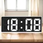 Temperature Dual Alarm Voice Control Electric Bedside Desk Clock for Indoor Dorm