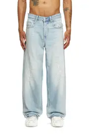 [Diesel] Diesel - Relaxed Jeans - 2001 D-Macro - Jeans - Man - Blue 29 Blue