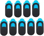 LIFKICH 9Pcs Webcam Cover Slider Peeping Camera Cover for Laptop Computer and Tablet Use Black Protect from and Unwanted Monitoring