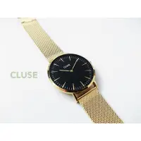 在飛比找蝦皮購物優惠-全新 CLUSE 荷蘭 精品 手錶 MESH 系列 黑錶盤 