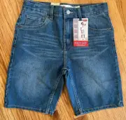 Levi’s Slim Fit Shorts Boys Denim Jeans Size 16 Regular Waist 28 Factory Faded