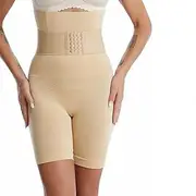 [Generic] High Waist Plus Size Abdominal Pants Women's Body Shaping Belly Contracting Pants Reinforced Waist Binding