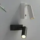 3W Led Wall Light 350 Degree Rotation Spotlight Modern Style Wall Lamp Study