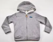boy's Carter's simple joy hooded fleece jacket sherpa lining size 4T front zip