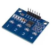TTP224 4 Channel Capacitive Touch Button Sensor Module Arduino Raspberry Pi