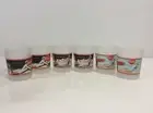 Lot of 6 Coca Cola Coke Drinking Glasses - New