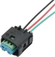 BIZOCA 1 Set 3 Pin PDC Parking Sensor Wire Harness Plug 2-967642-1 1J0 972 483 A 8E0971934 Car Waterproof Cable Socket 1-967167-6(OneColor)