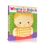 WHERE IS BABY'S BELLY BUTTON 寶寶的肚臍在哪里 進口正版 翻翻書 兒童啟蒙繪本