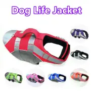 Clearance Dog Jacket Buoyancy Aid Swimming Coat Adjustable Vest Suit