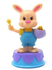 New Solar Powered Dancing Easter Bunny with Chick in Egg