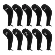 10PCS Zipper Club Iron Covers with Number Club Covers for Iron9881