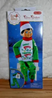 ELF ON THE SHELF SCOUT DOLL CLAUS COUTURE SNOWY NIGHTS PJS OUTFIT NEW