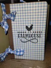 Farmhouse Junk Journal Scrapbook USA Seller