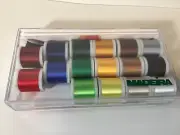 16 Madeira Viscose Thread, Made in Germany 16 Spools not used