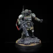 Pro Painted Warhammer 40k Cadian KillTeam Kasrkin Spitfire