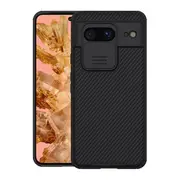 For Google Pixel 8 Case, CamShield Series Slim Stylish Protective Case with Slide Camera Cover (Black)