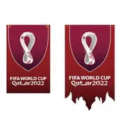 2022 Qatar World Cup flag Soccer football party decoration hanging flag World Cup fan Fifa Flag