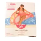 New Justice Pool Chair Float Pink Sprial dye 43” x 31.5”