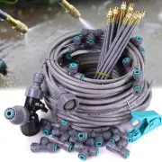 LOT New 30-5m Misting Cooling System Misting Nozzles Adjustable Atomizer Sprayer